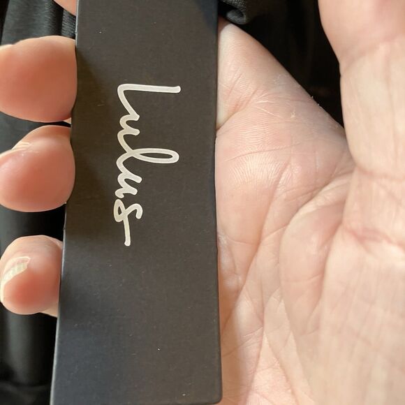 NWT Lulus Women's Perfect Mesh Bodycon Dress 3/4 Sleeve Black - Size M LBD Sheer - Picture 9 of 13